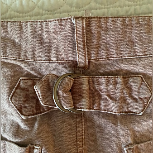 Free People Wide Leg Crop Pant- rose colored (pink) - Picture 5 of 10